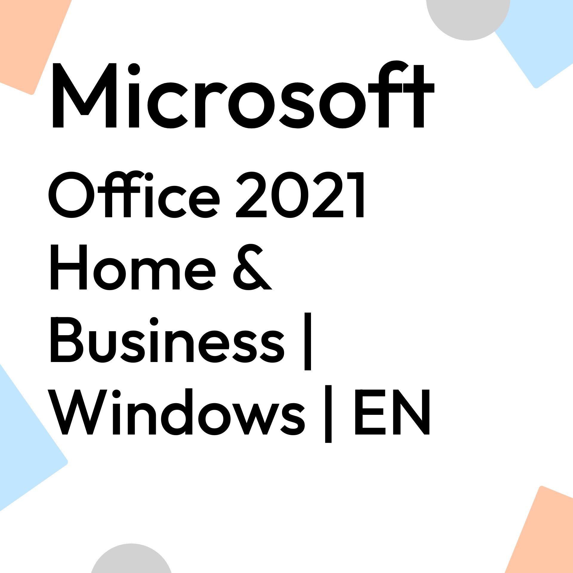 Office 2021 Home & Business | Windows | EN