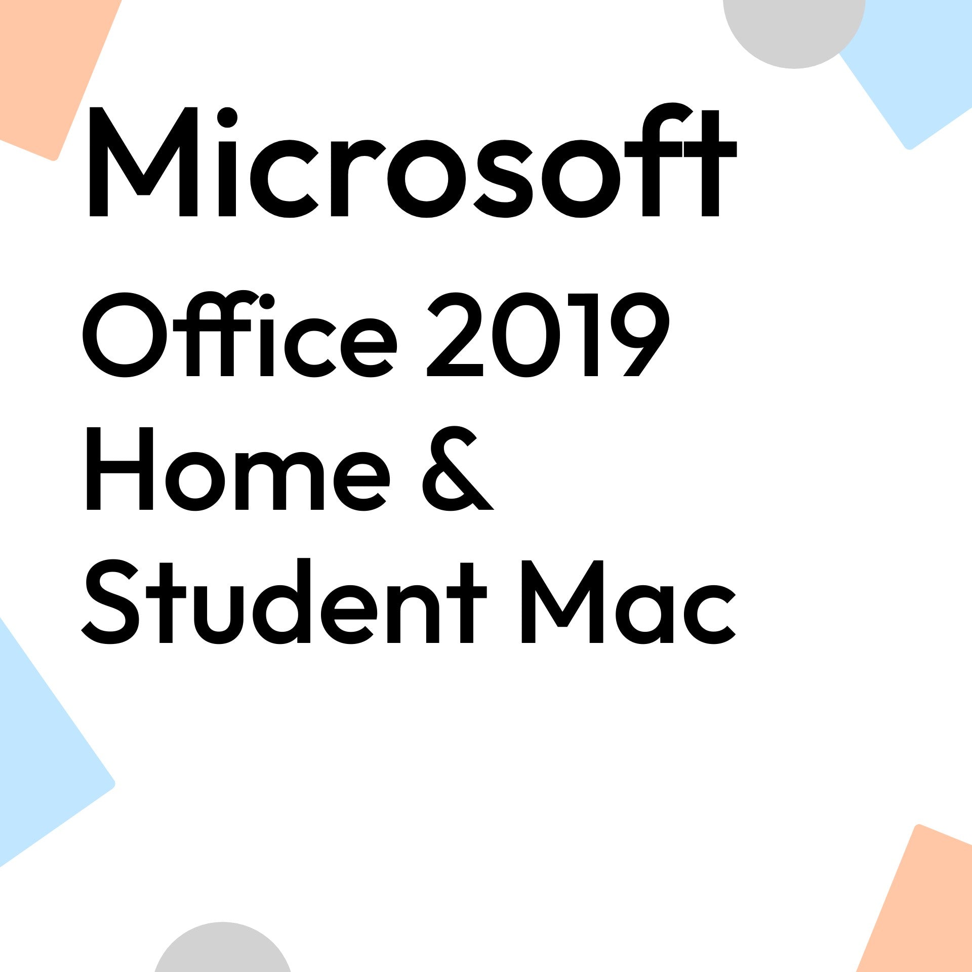 Office 2019 Home & Student Mac