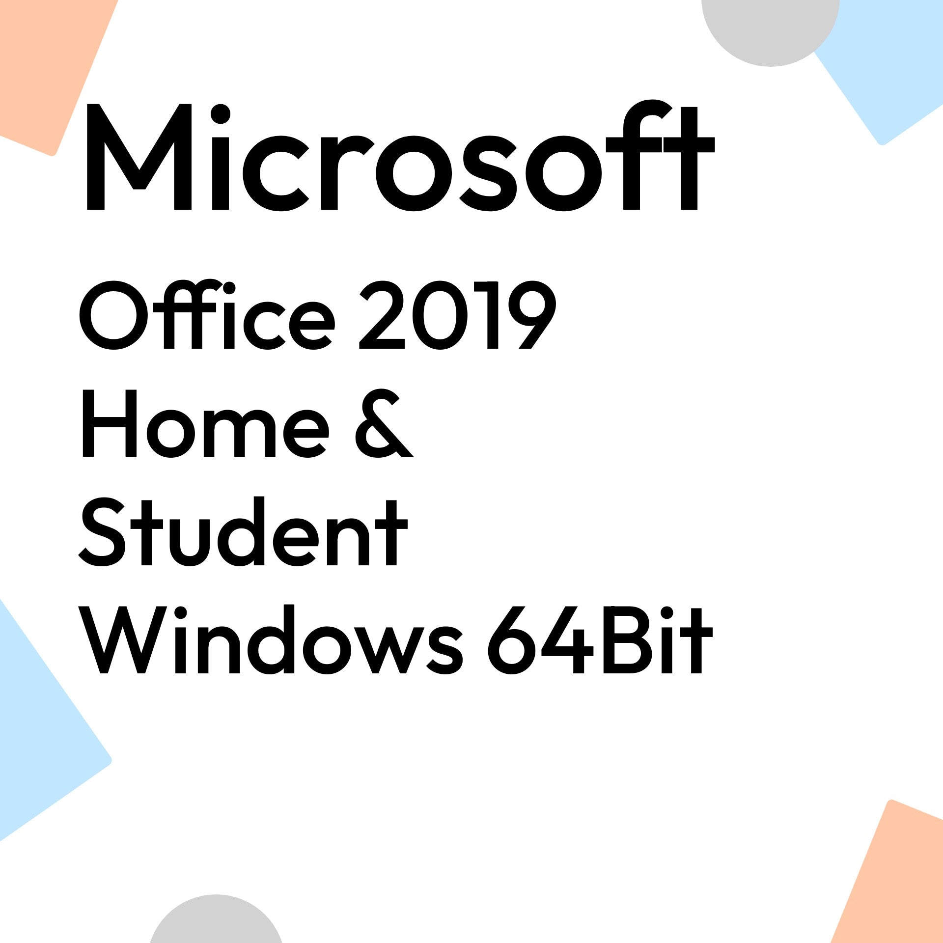 Office 2019 Home & Student Windows 64Bit