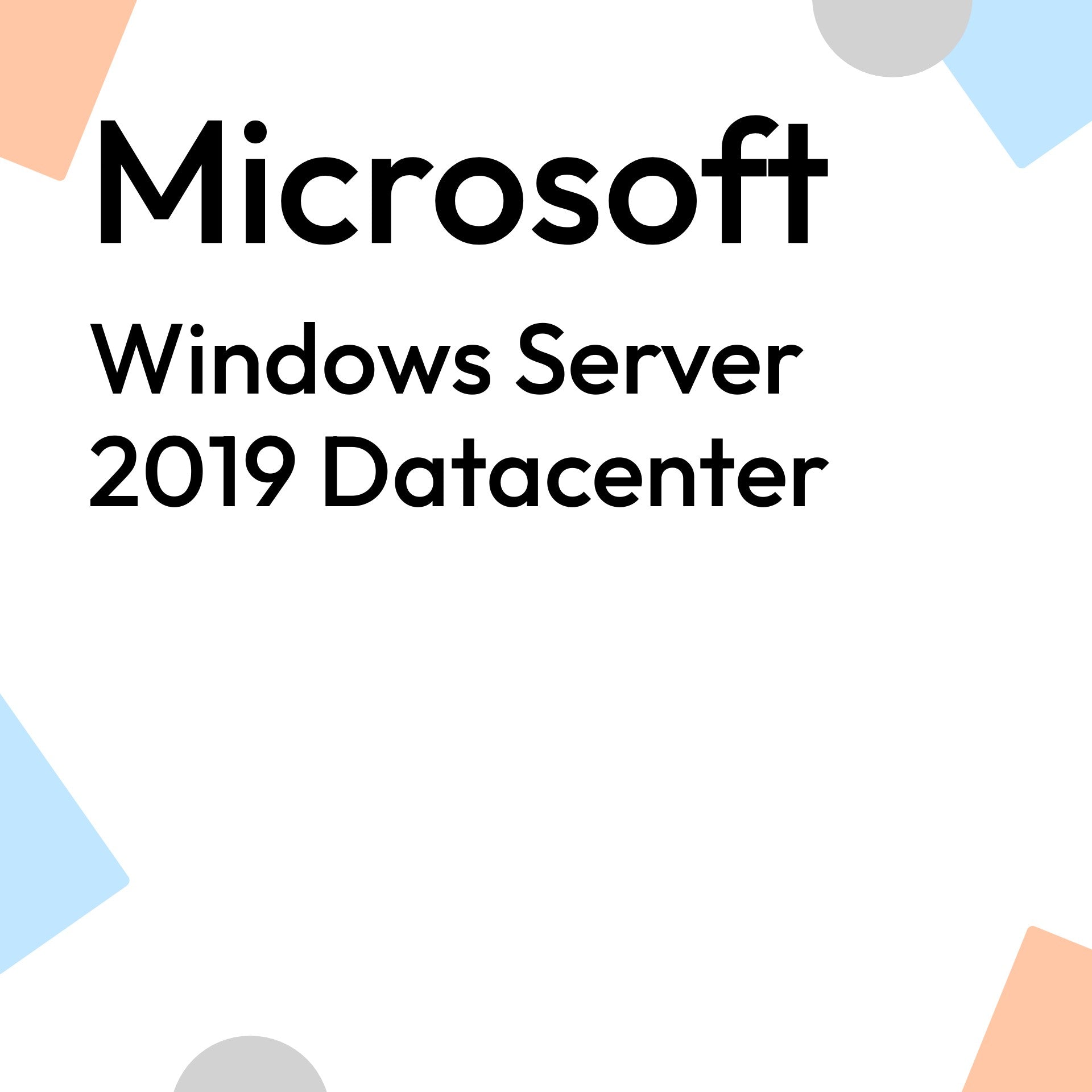 Windows Server 2019 Datacenter