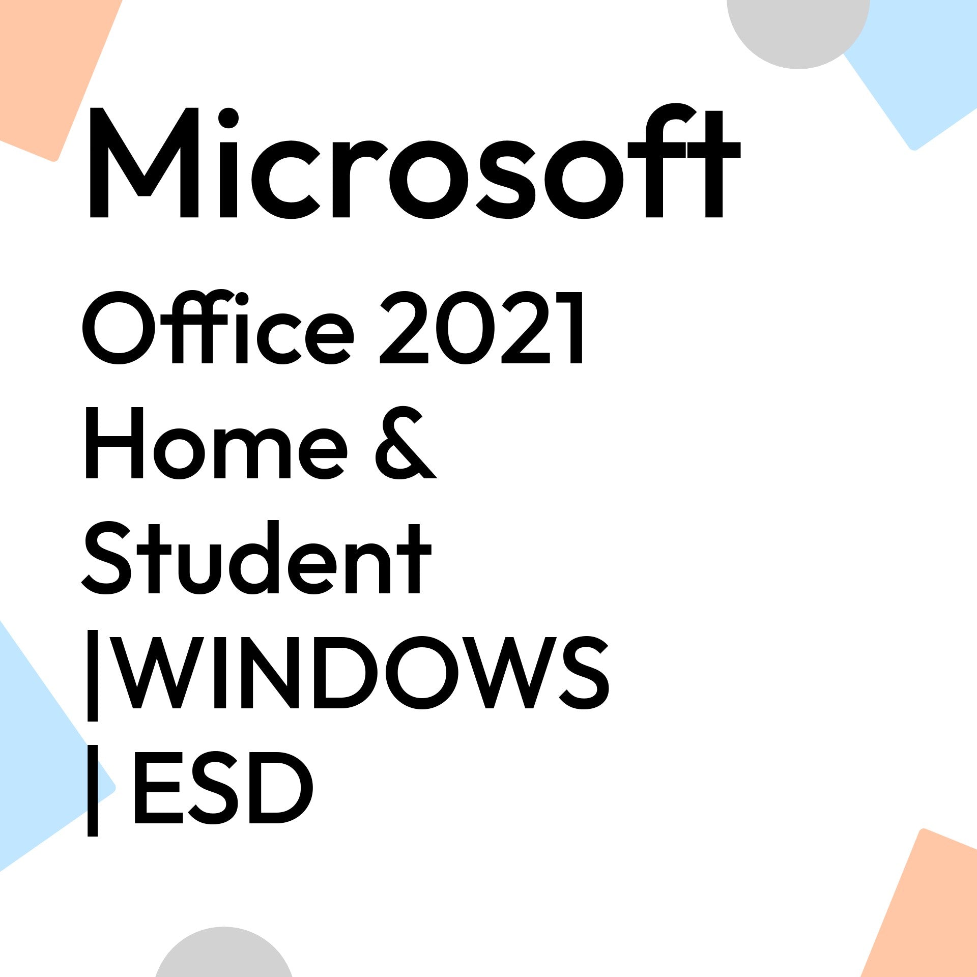 Office 2021 Home & Student |WINDOWS | ESD
