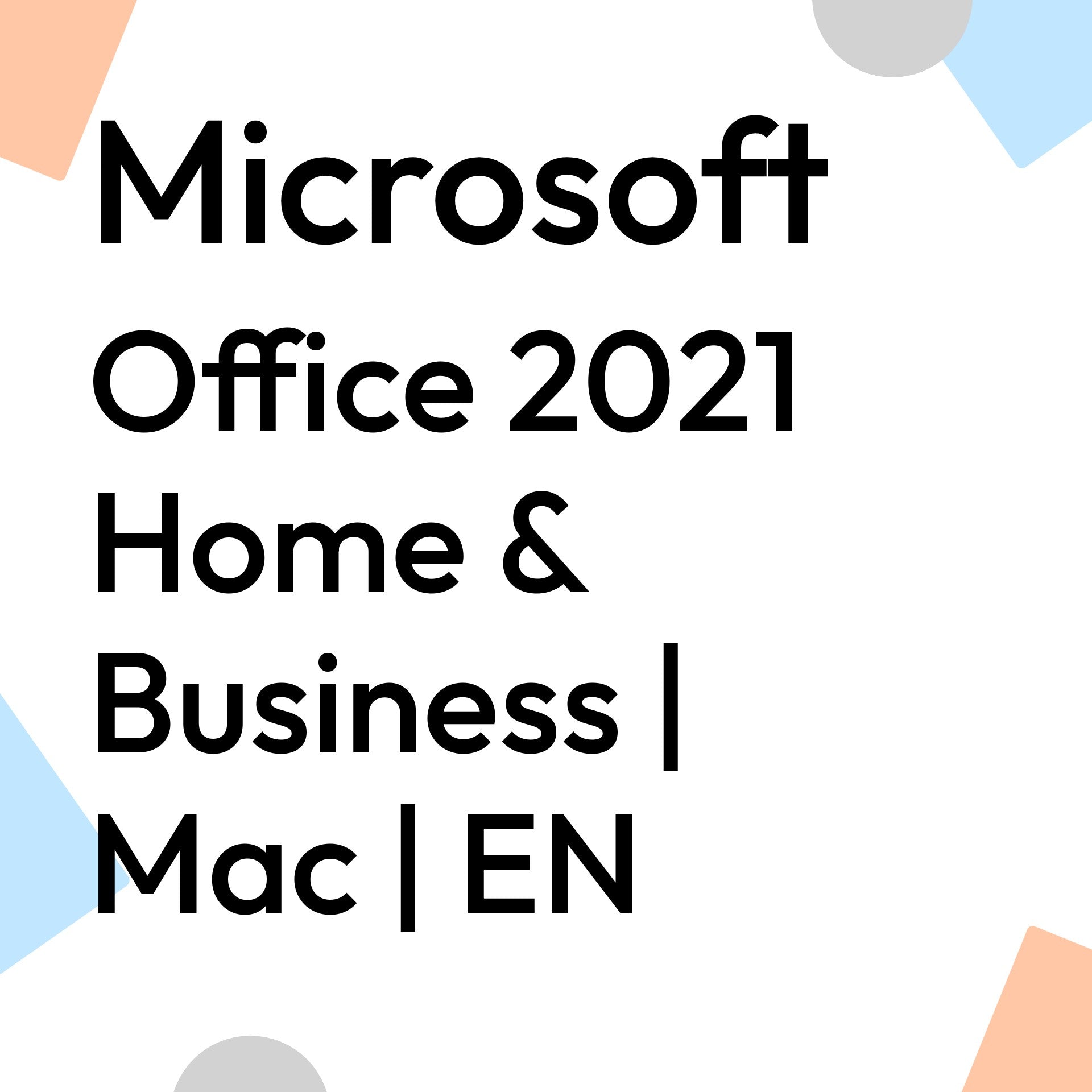 Office 2021 Home & Business | Mac | EN