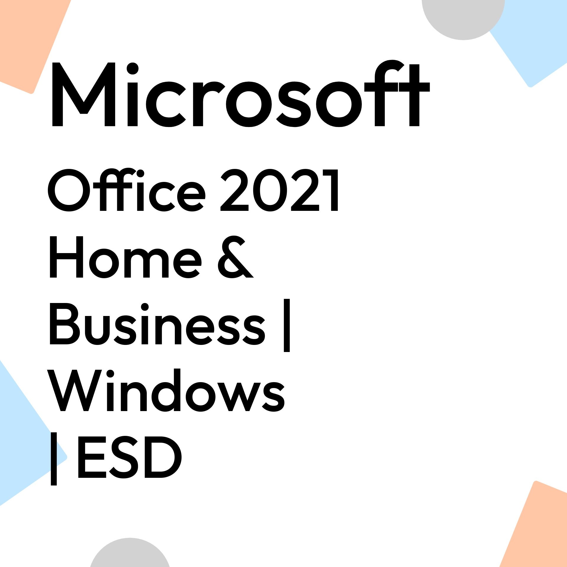 Office 2021 Home & Business | Windows | ESD