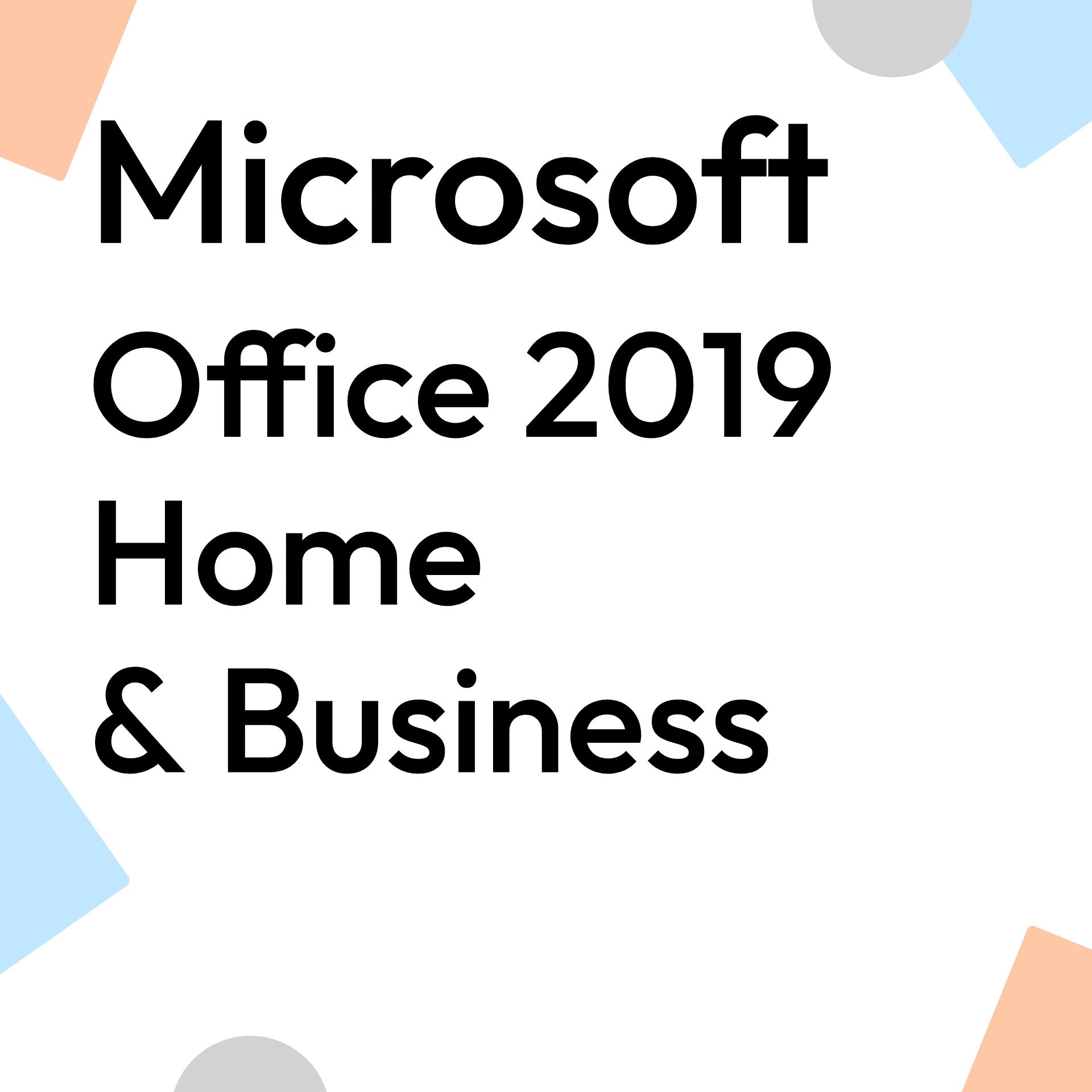 Office 2019 Home & Business