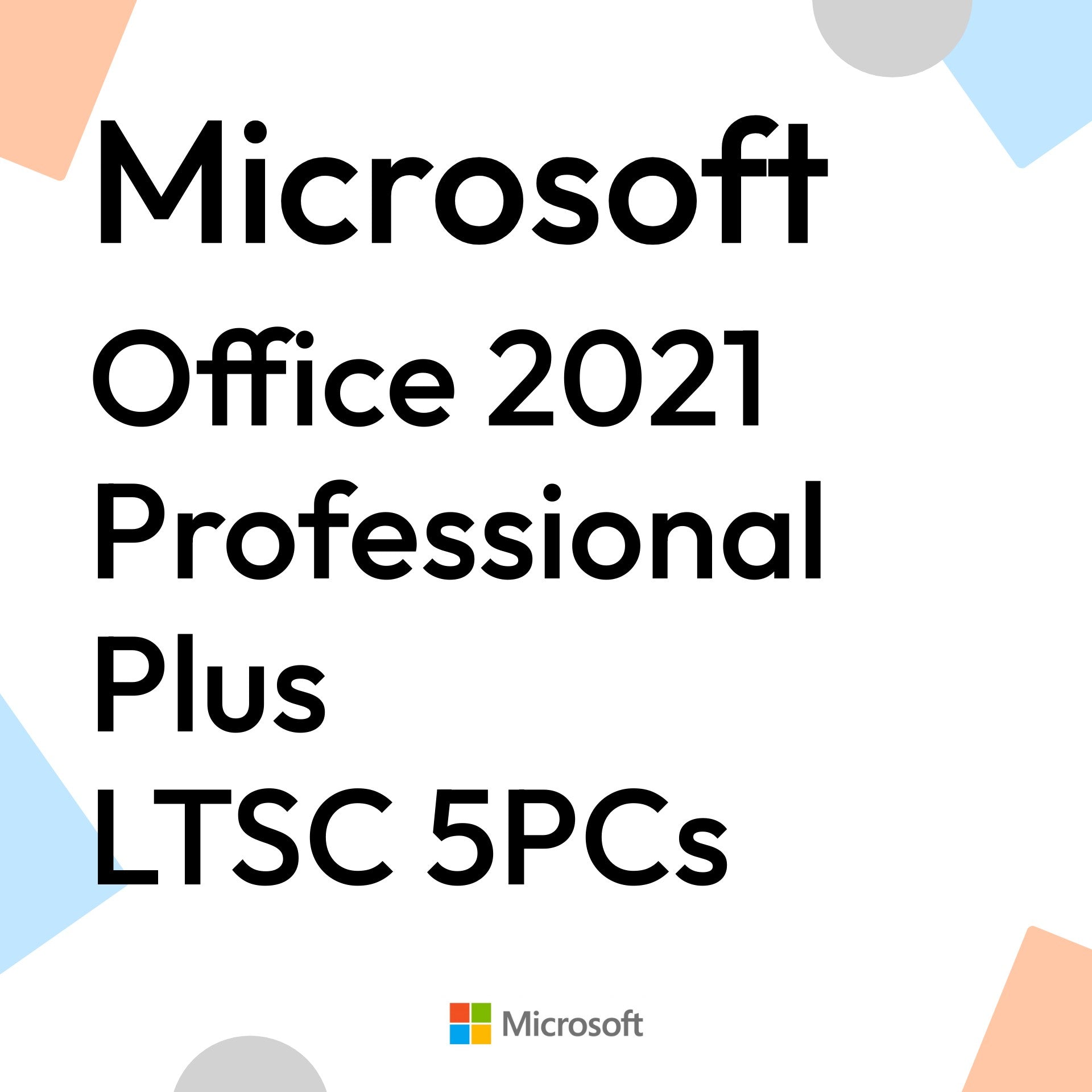 Office 2021 Professional Plus LTSC 5PCs