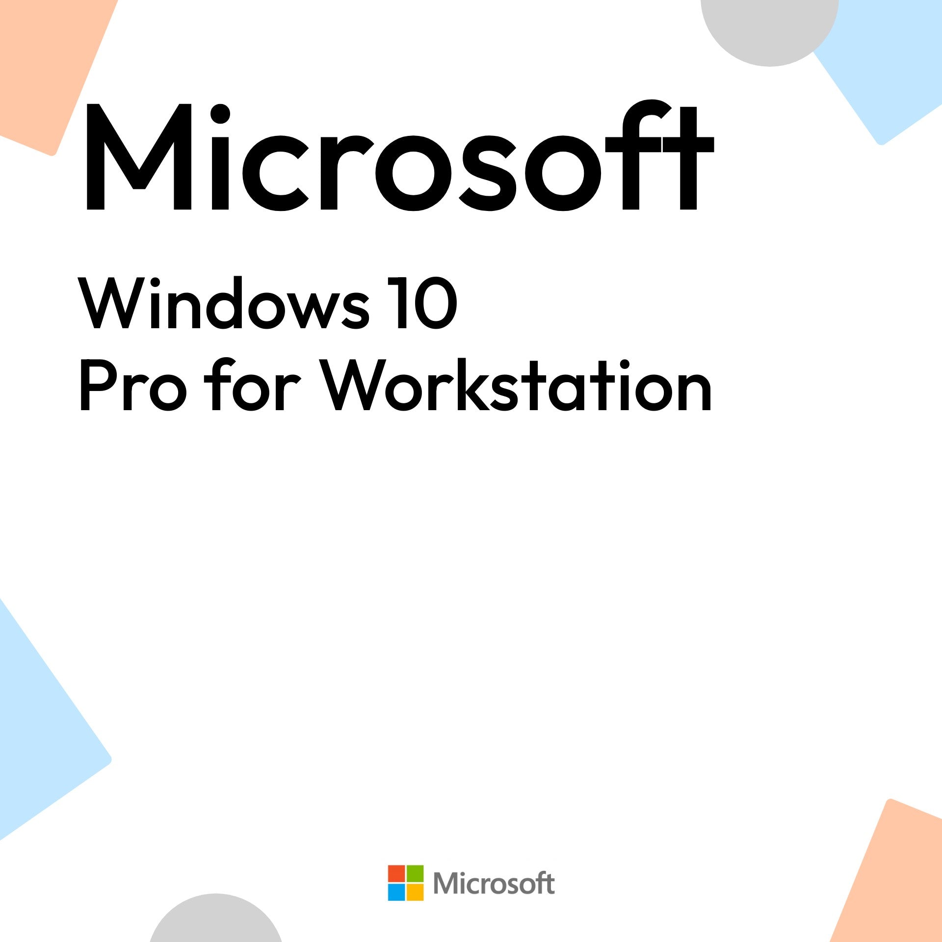 Windows 10 Pro for Workstation