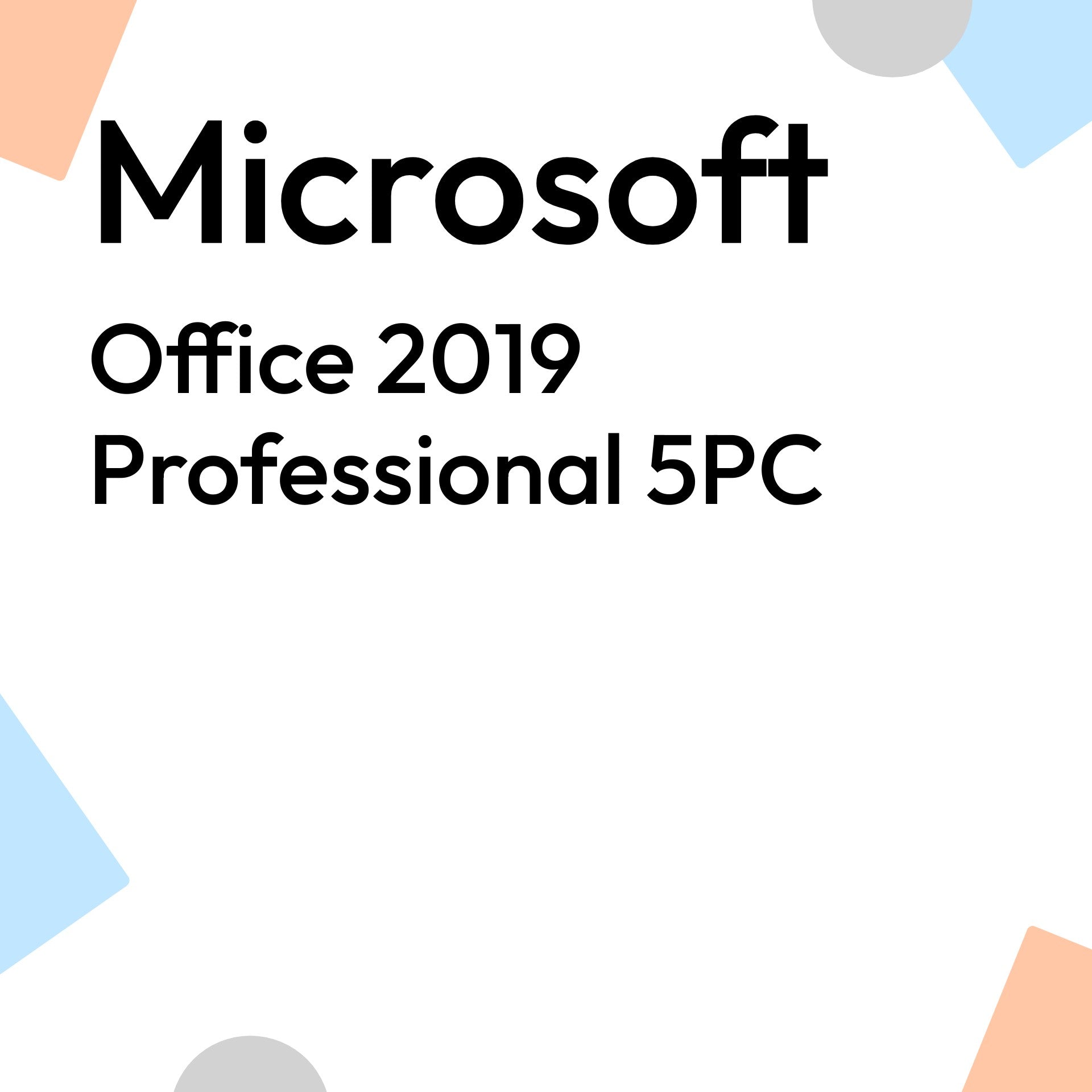Office 2019 Professional 5PC