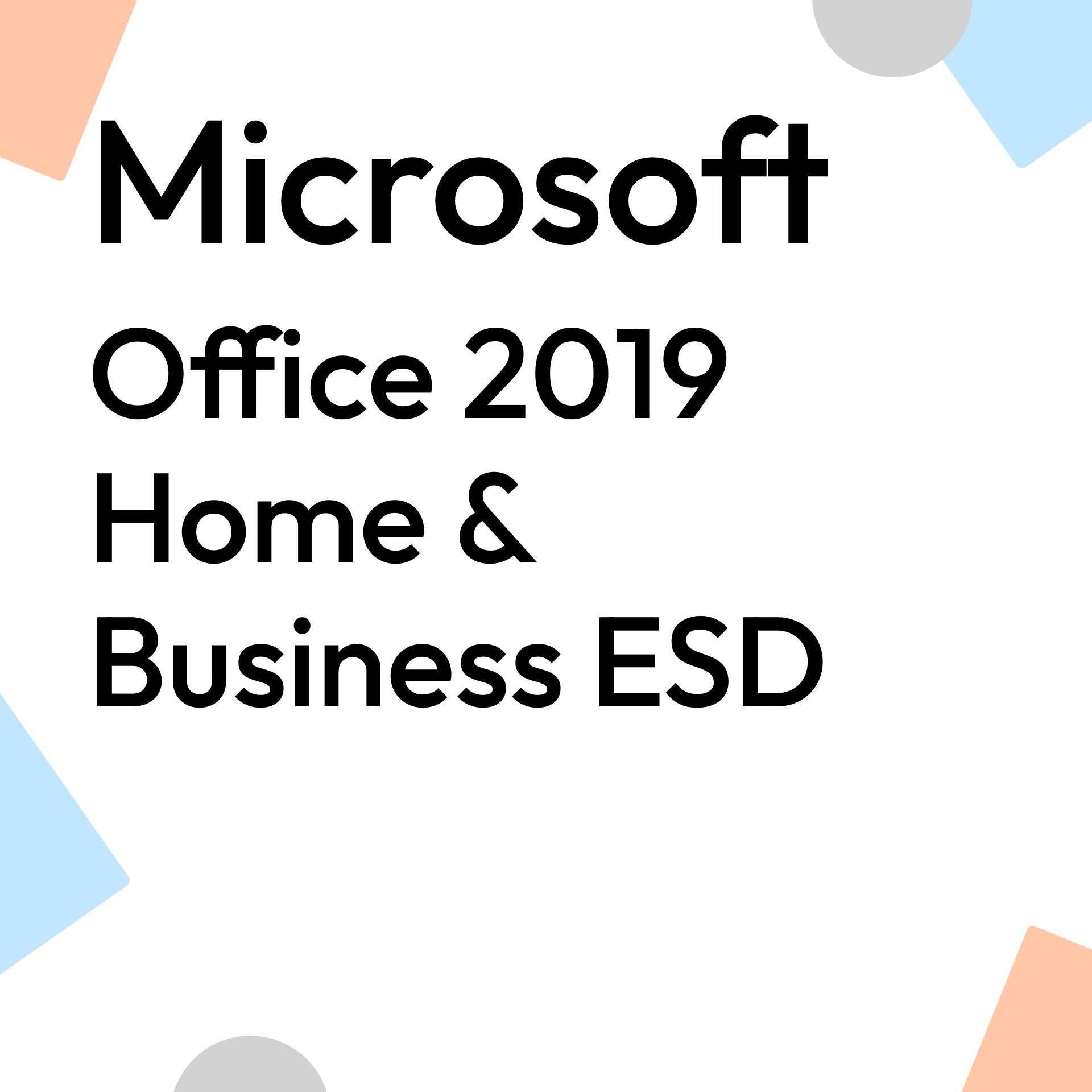 Office 2019 Home & Business ESD