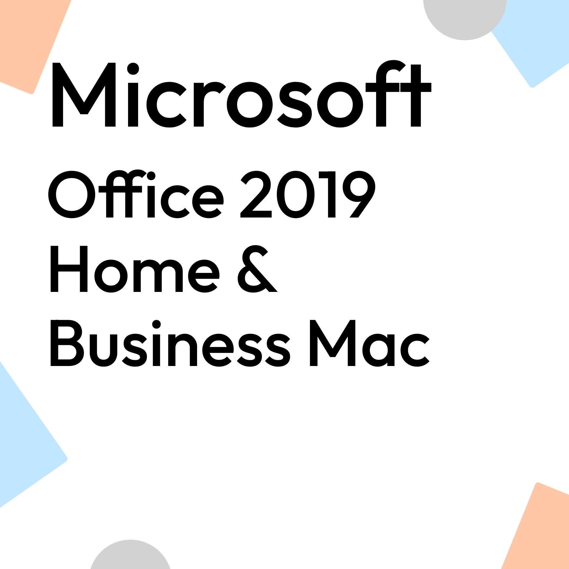 Office 2019 Home & Business Mac