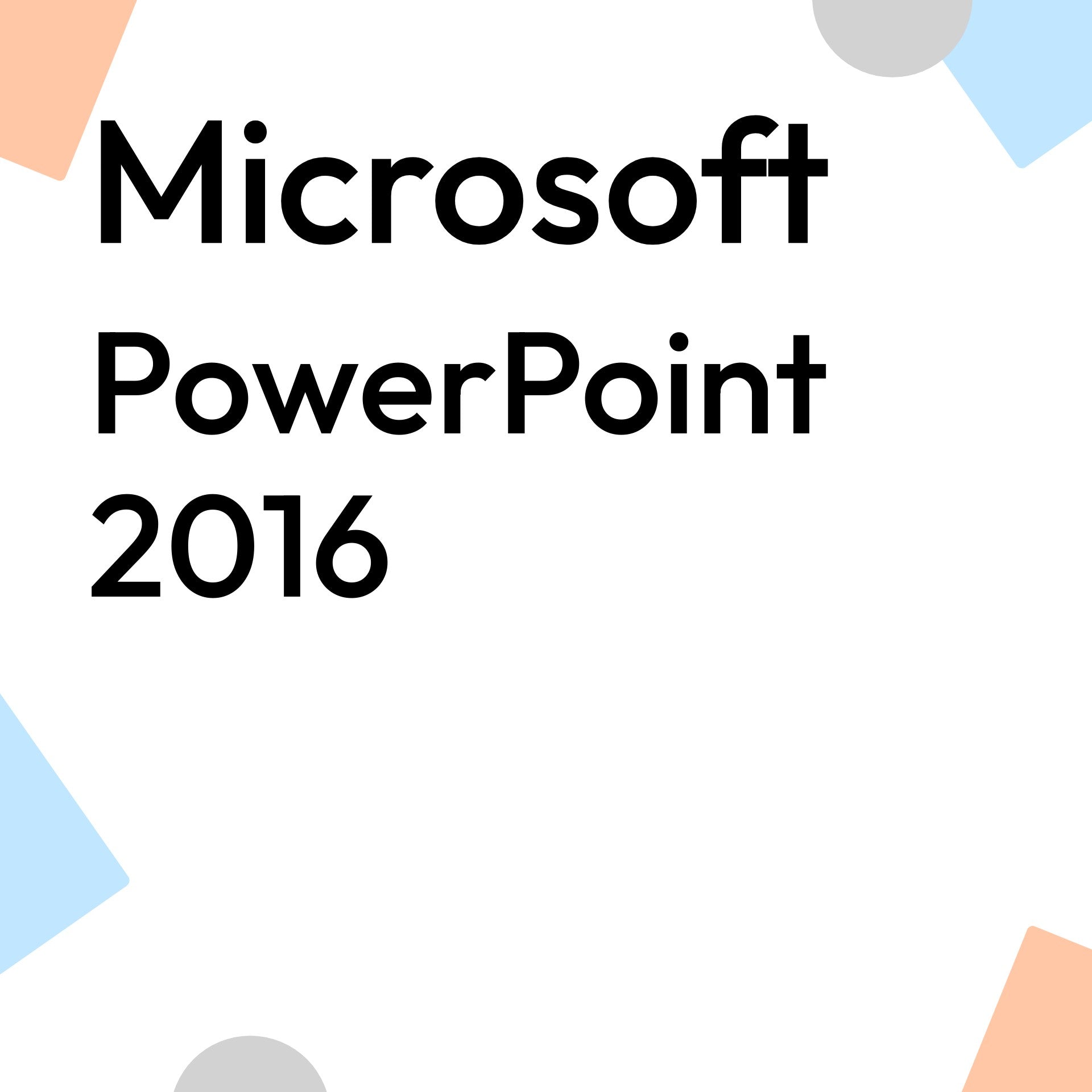 PowerPoint 2016